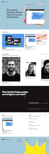 Spotify Design – Admire The Web